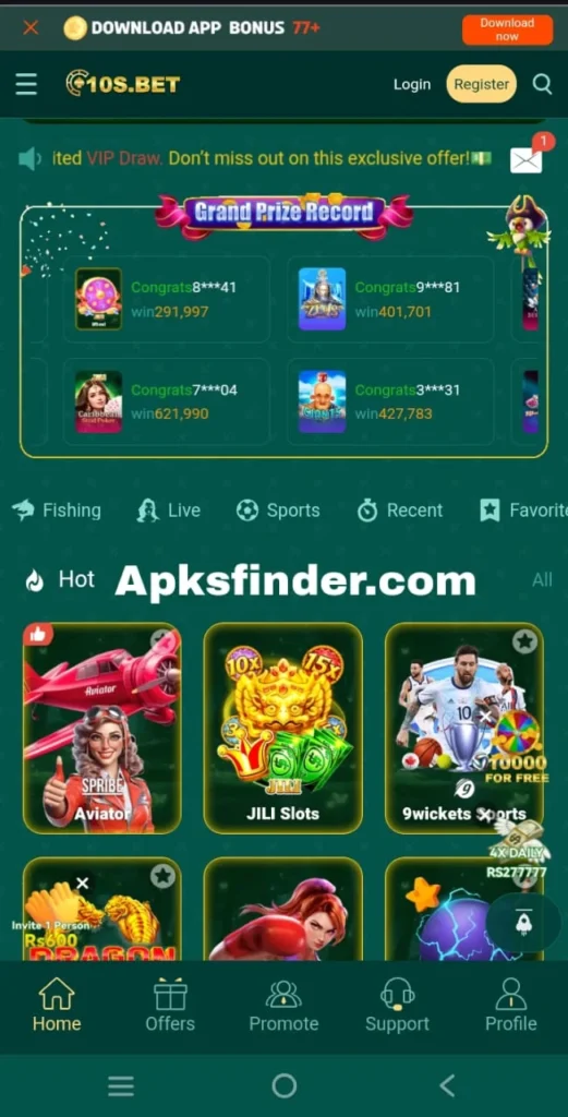 10s bet download